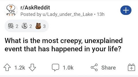 What is the most creepy, unexplained event that has happened in your life?(AskReddit)
