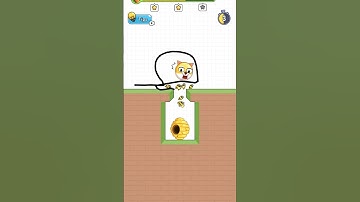 save the dog level 4 difficult levels with three 3 stars  #shorts #savethedog #viralshort