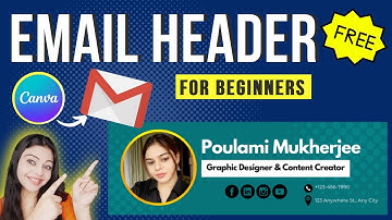 How to Create easy Email Headers with Canva For FREE: for BEGINNERS