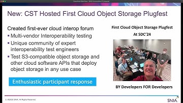 SNIA Cloud Storage Technologies (CST) Community 2024 Review and 2025 Plans
