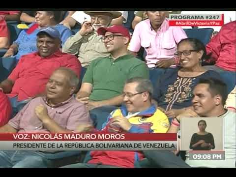 Nicolás Maduro en contacto telefónico con Diosdado Cabello en Con El Mazo Dando, 3 abril 2019