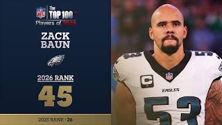 45: Zack Baun (LB, Eagles) | Top 100 Players of 2026