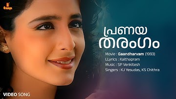 Pranayatharangam Video Song | Mohanlal | Kanchan | KJ Yesudas | KS Chithra| SP Venkitesh| Kaithapram