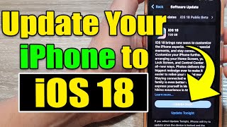📱 How to Update Your iPhone to iOS 18 – Simple & Fast Guide!