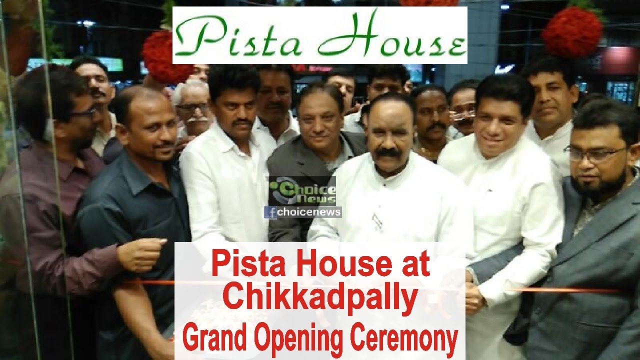 PISTA HOUSE AT CHIKKADPALLY INAUGURATION BY HOME MINISTER NARSIMHA