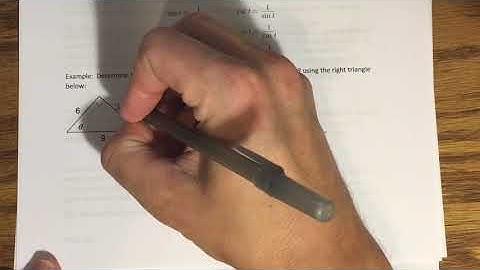 7.2 - Right Triangle Trigonometry (Part 1)