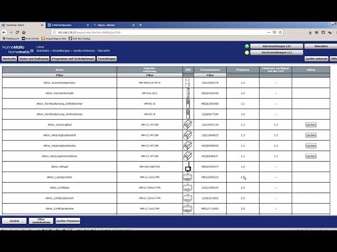 Firmeware Update auf die Homematic Aktoren installieren