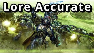 If Tabletop Ultramarines Were Lore Accurate