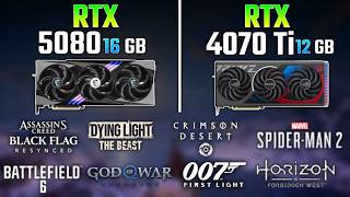 RTX 5080 vs RTX 4070 Ti | Test in 8 Games