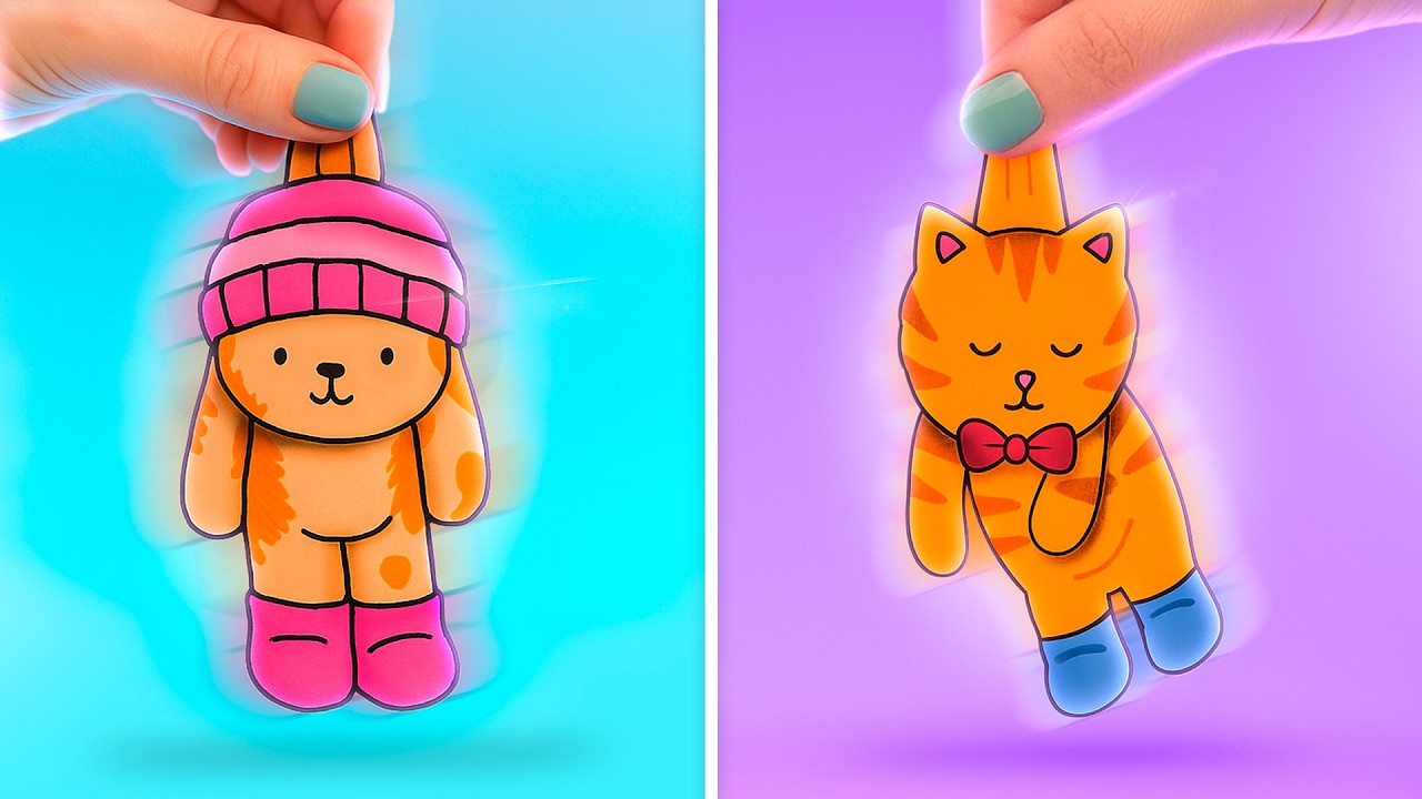 FIZ A NOVA SENSAÇÃO DO MOMENTO 🤩 PENDURADINHO do BOBBIE GOODS 💛 E PINTANDO DESENHOS DIVERTIDOS