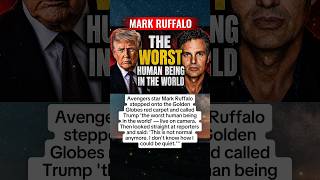 Mark Ruffalo Calls Trump 'The Worst Human Being' Live at the Golden Globes"#donaldtrump #markruffalo