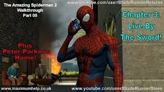 05 Live By The Sword... + Peter Parker's Home! The Amazing Spiderman 2 Walkthrough Super Hero Diff screenshot 4