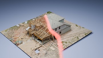 3D Drone Scan Animation in Blender | Shader Node Reveal Effect