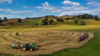 Making Silage/Baleage in Rural NZ | Feeding Out