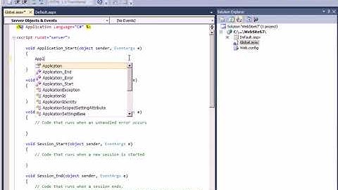 29 30 ASP NET State Management Application Visitor Counter Example     Arabic