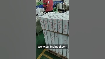 Thermal label production workshop/www.sailinglabel.com #label #machine #factory #quality #labeled