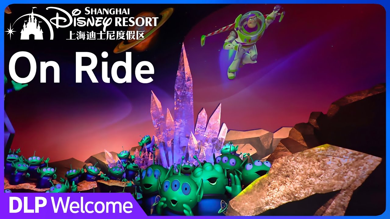 [4K POV] Buzz Lightyear Planet Rescue - ON RIDE - Shanghai Disneyland