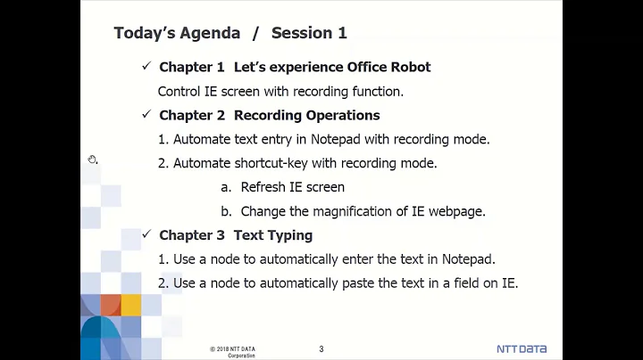 [For The Beginners] WinActor Training Course Chapter 1
