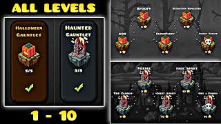 Geometry Dash [2.2] | Halloween & Haunted Gauntlet ALL LEVELS