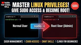 How to Give sudo Access to a User in Linux #13