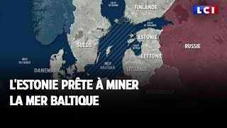 Lestonie Prête À Miner La Mer Baltique