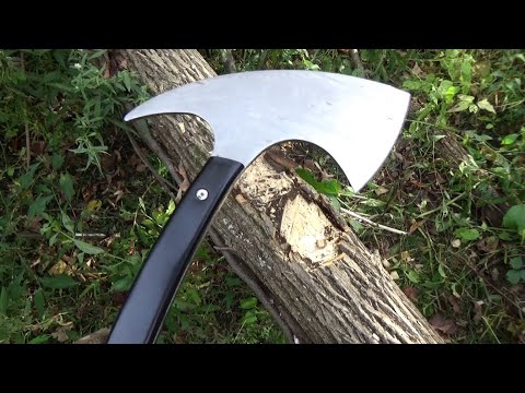 Purple Dragon Grumpy Bear Hatchet Review ($16), Full Tang Hatchet, Hand Axe, TEMU