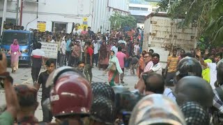 Bangladesh police clash with protesting garment workers | AFP