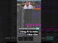 Using AI to make video clips (adobe firefly) #ai #music