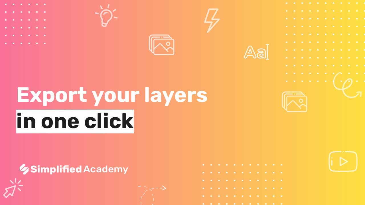 How to Export Layers - YouTube