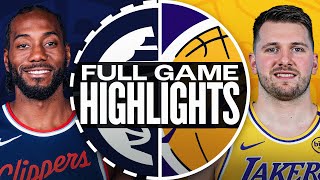 NBA LA레이커스 108-102 LA클리퍼스 땡겨티비 하이라이트