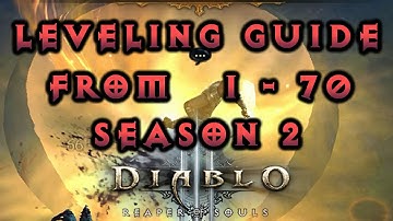 Diablo 3 Reaper of Souls - Fastest Way to Level Up Season 2 Crusader Gameplay
