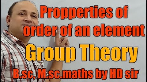order of an element in group theory//L31//algebra BSc third semester//upsc maths optional/IIT jam//
