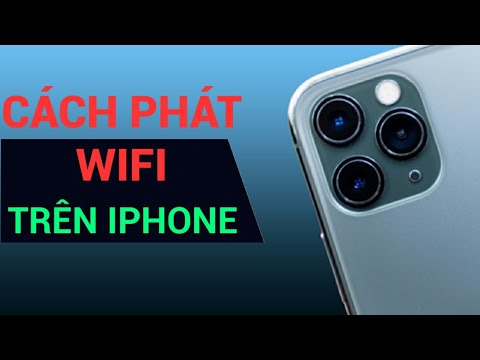 Cách chia sẻ phát wifi trên iphone 6, 6s, 6s plus, 7, 7plus...