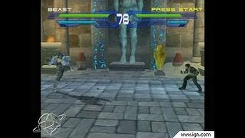 X-Men: Next Dimension GameCube Gameplay - Beast attacks