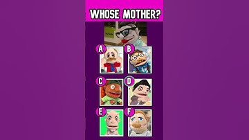 Can You Guess The SML Characters by Their Mothers #sml #jeffy #supermariologan