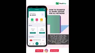 STEP BY STEP VIDEO ON HOW TO CONVERT AIRTIME TO CASH ON VAULTPAY VTU APP screenshot 2