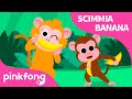 🐒Scimmia Banana | Canzoni con Animali | Pinkfong, Bimbo Squalo! Canzoni per Bambini