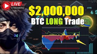 LIVE - $2,000,000 Million Dollar Bitcoin GRAYSCALE PUMP LONG Trade PUMP LIVE