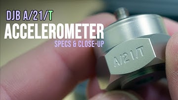 Accelerometer, Single axis, Charge, 230pC/g, High-Sensitivity - Model A/21/T from DJB Instruments