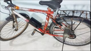 How to make a electric bicycle using starter motor