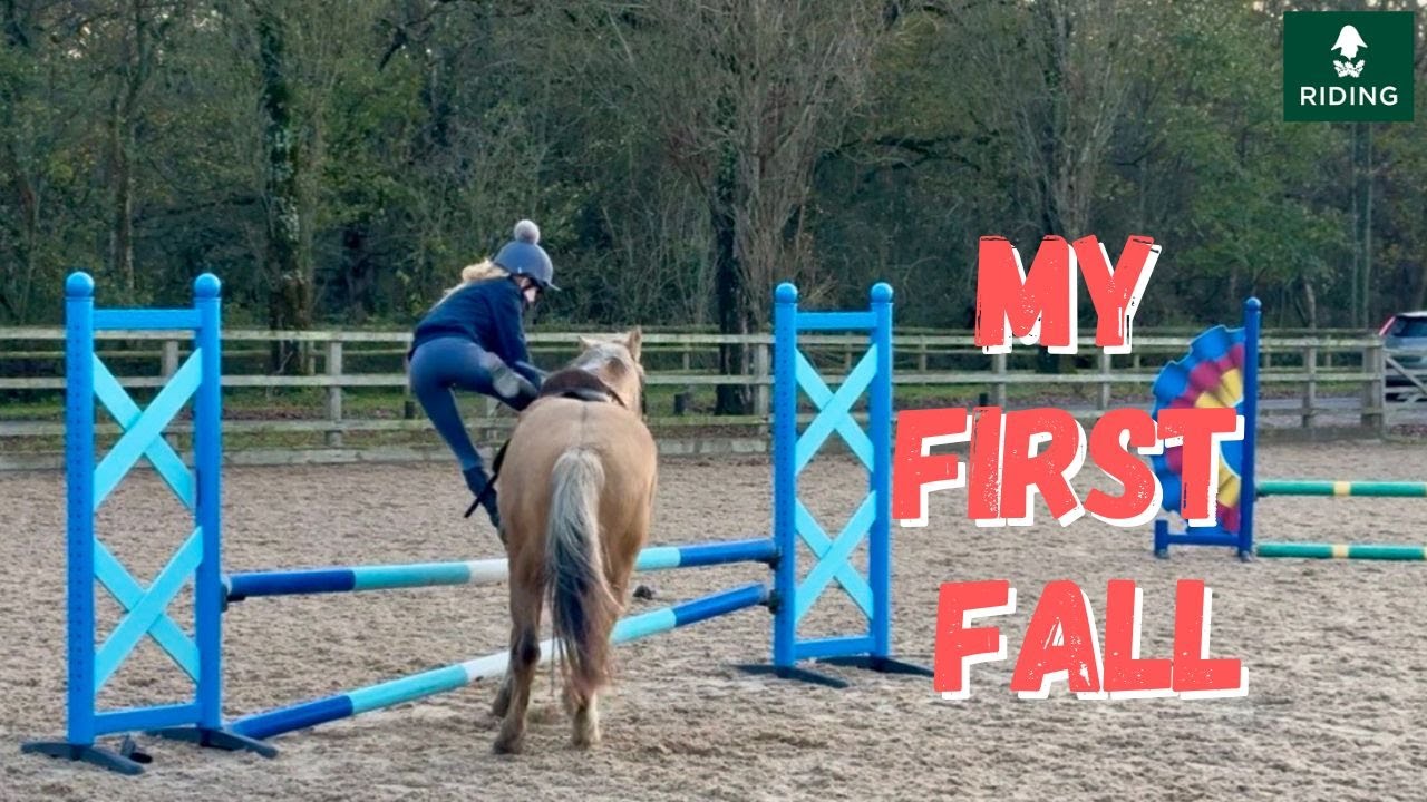 My first horse riding fall! At Wellington Riding