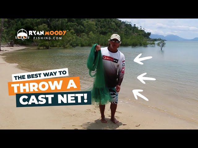A clean way to throw a cast net 
