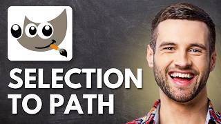 How to do selection to path in GIMP (Easy Tutorial)