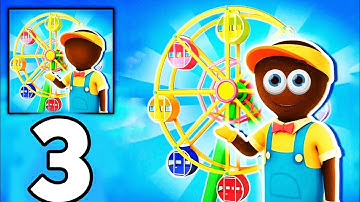 Awesome Park - Idle Game New Rides Gameplay Walkthrough Part 3