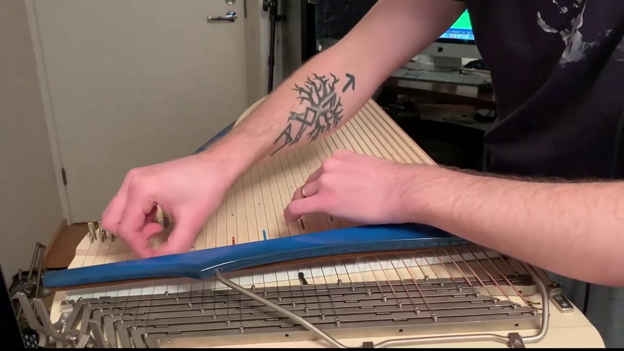 Distortion with 39 - string electric kantele?