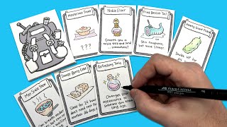 Easy To Make Magic Item Cards! Free Template!