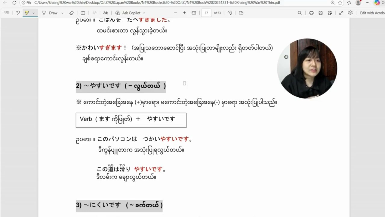 N4 grammar - chapter 44