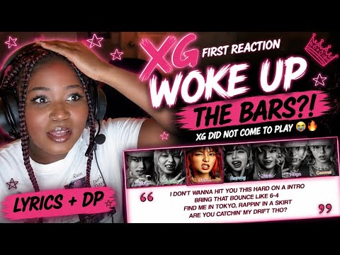 THE BARS?! XG DID NOT COME TO PLAY 😭🔥 | WOKE UP Lyrics + Dance Practice Reaction