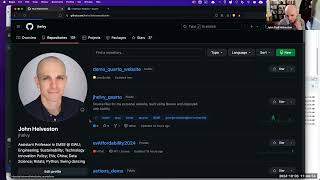 2024-10-03 - Github Actions (and Quarto websites & cursor) with JP Helveston
