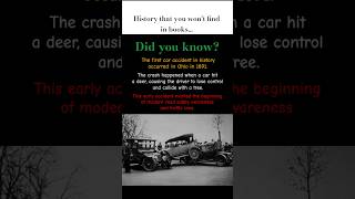 Did You Know? The First Car Accident in History Happened in 1891 #cars #history #shorts